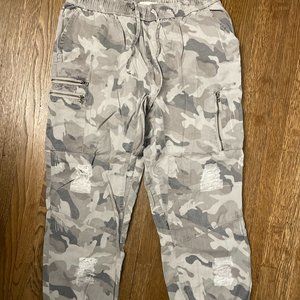 Vintage Havana Distressed Camo Pants